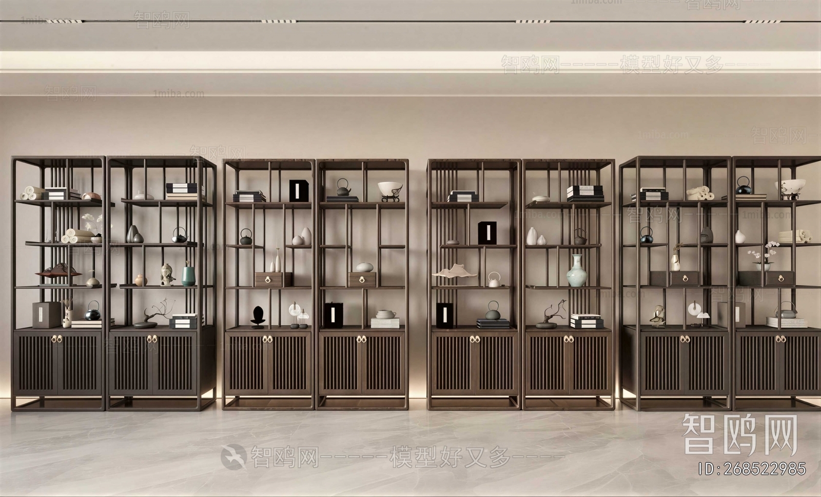 New Chinese Style Bookcase