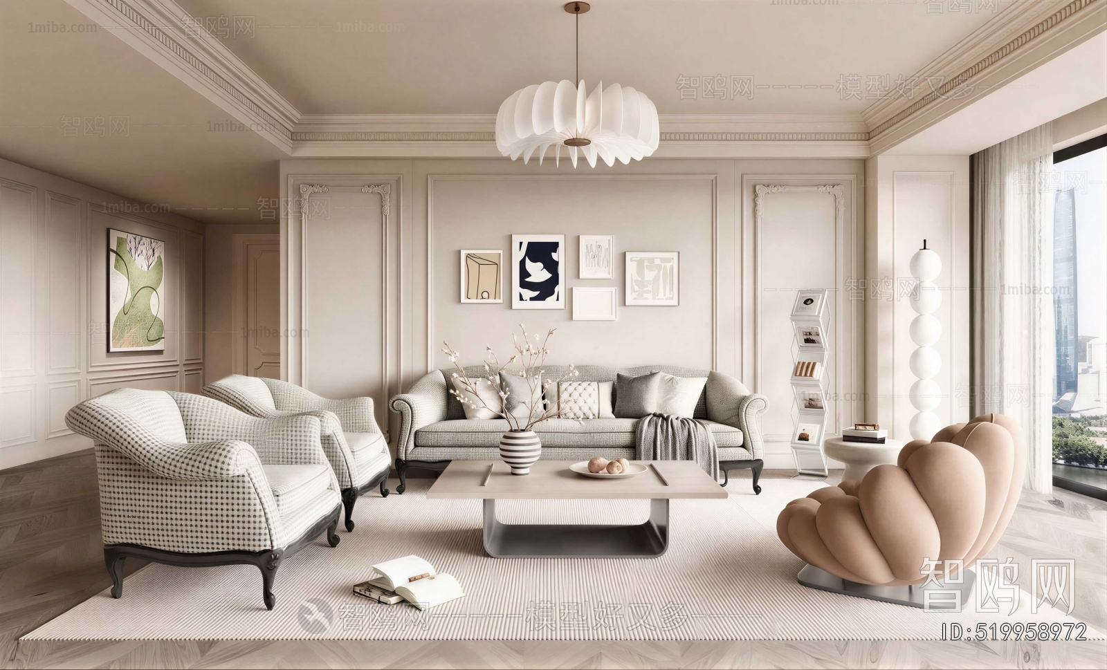 French Style A Living Room