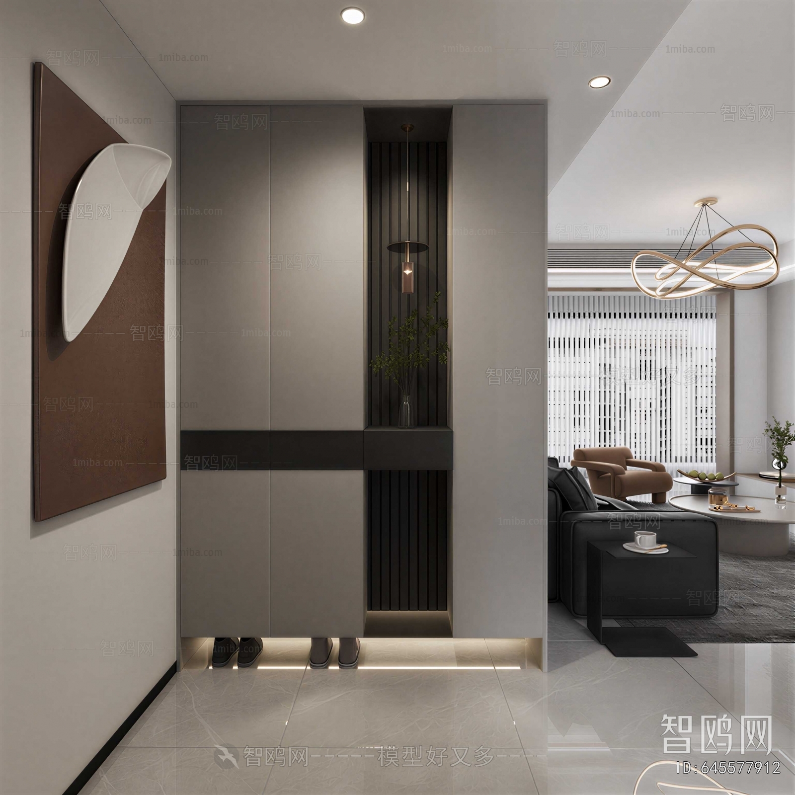 Modern Side Cabinet/Entrance Cabinet