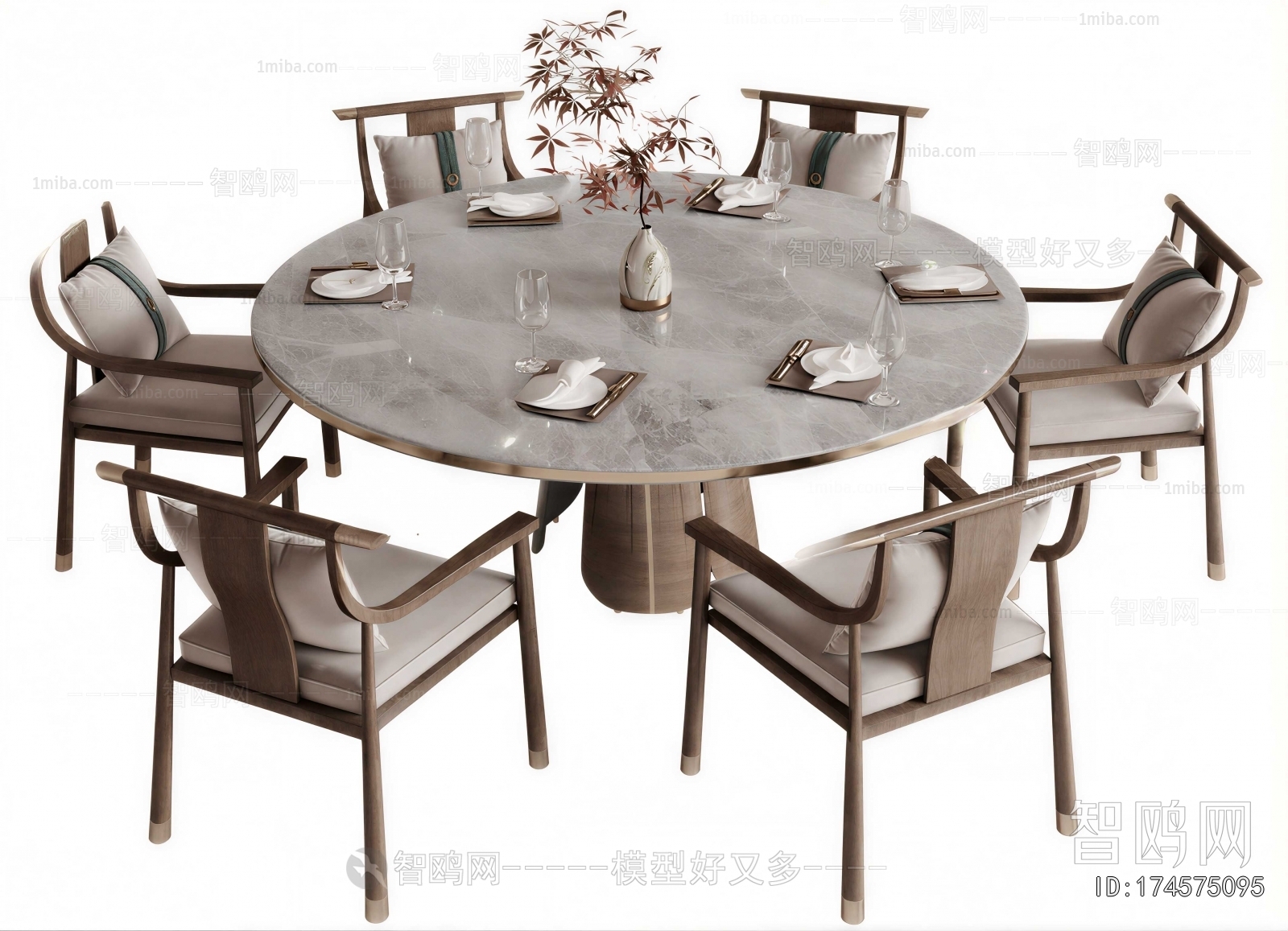 New Chinese Style Dining Table And Chairs