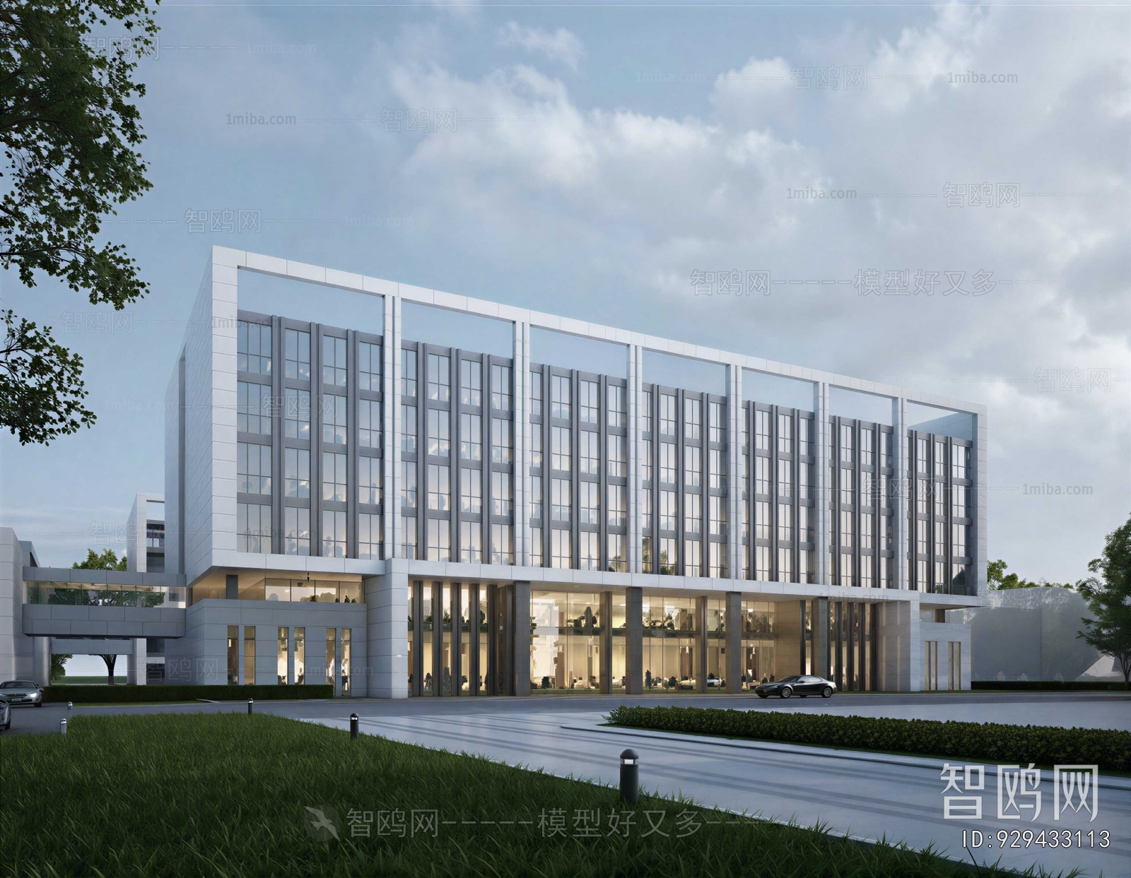 Modern Appearance Of Commercial Building