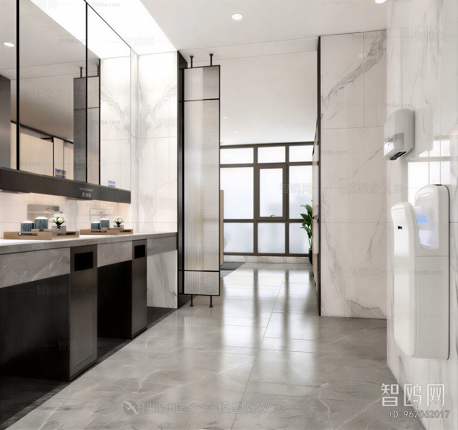 Modern Public Toilet