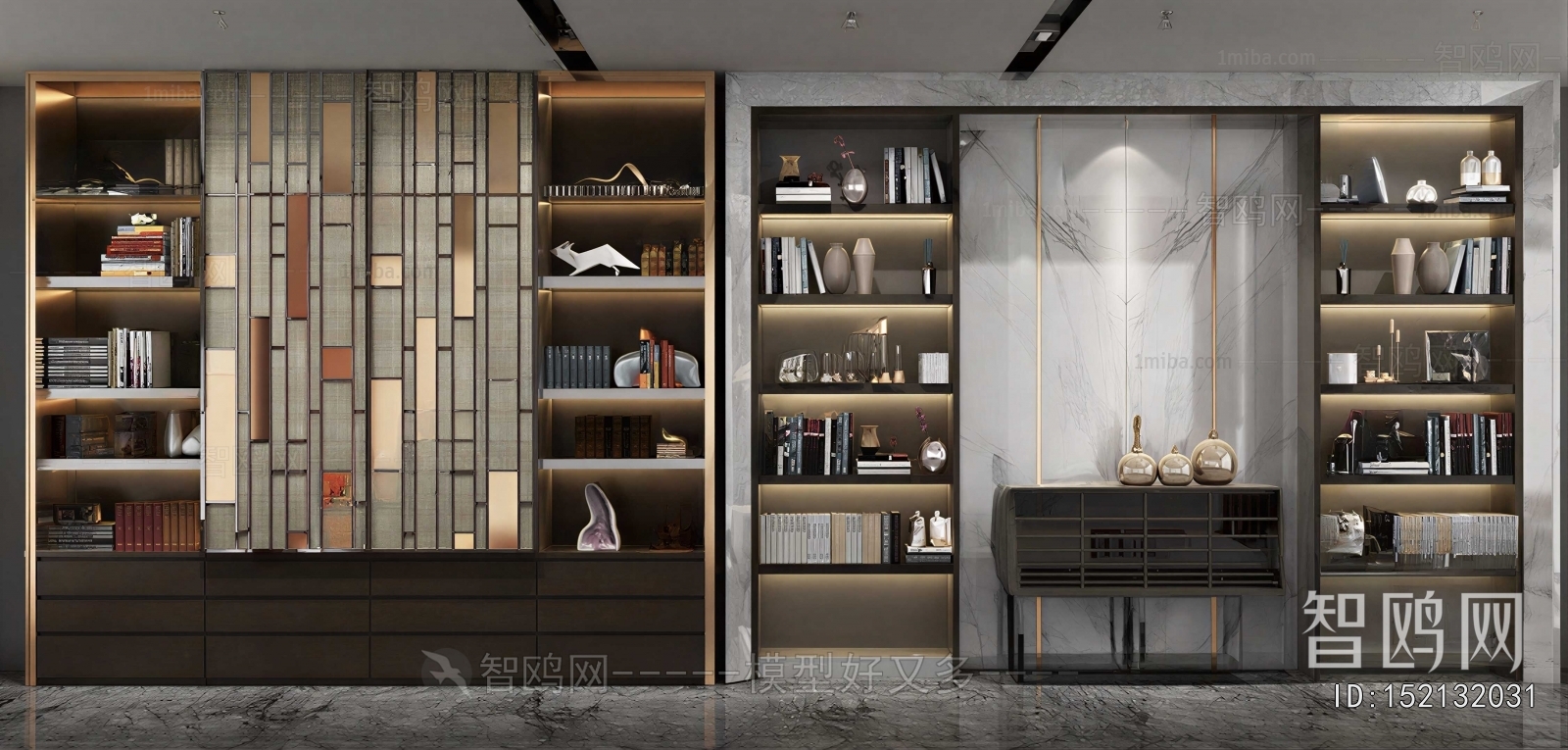New Chinese Style Bookcase