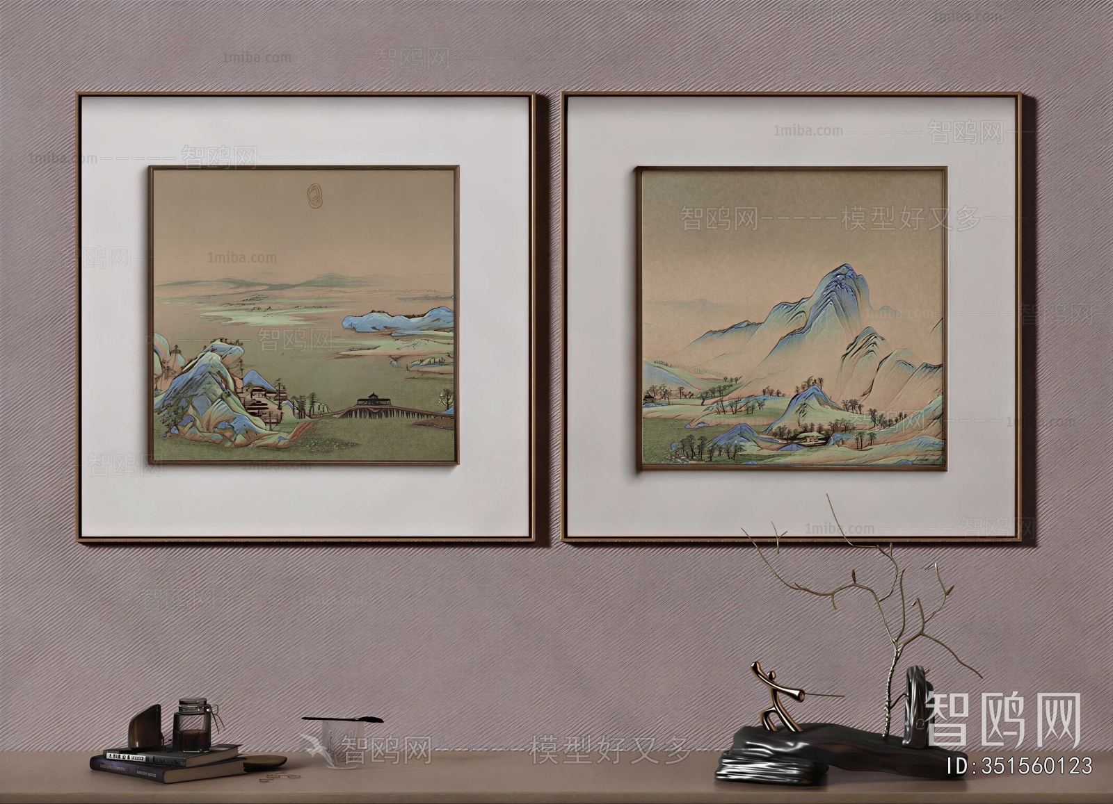 New Chinese Style Wabi-sabi Style Painting