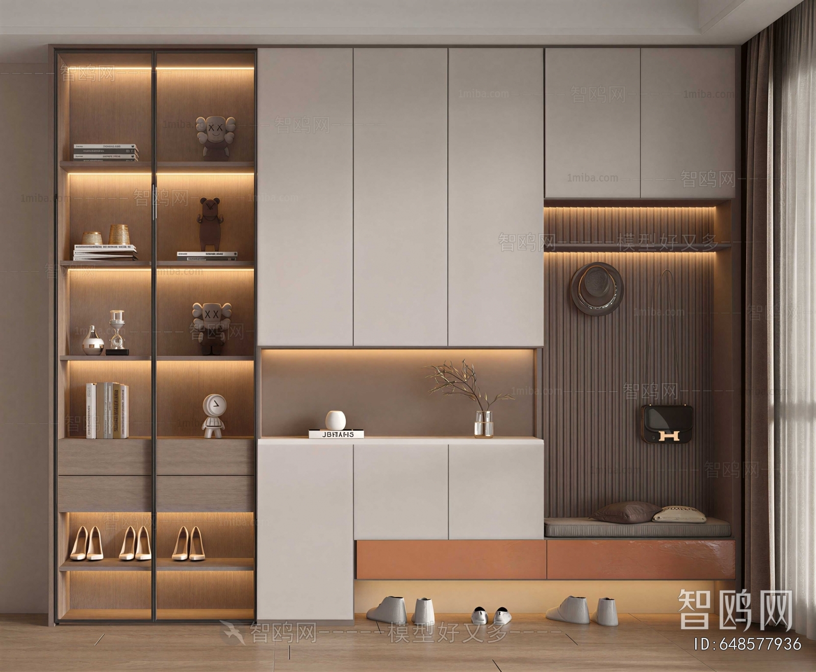 Modern Shoe Cabinet