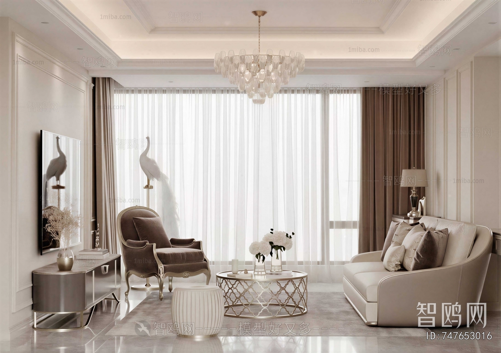 American Style A Living Room