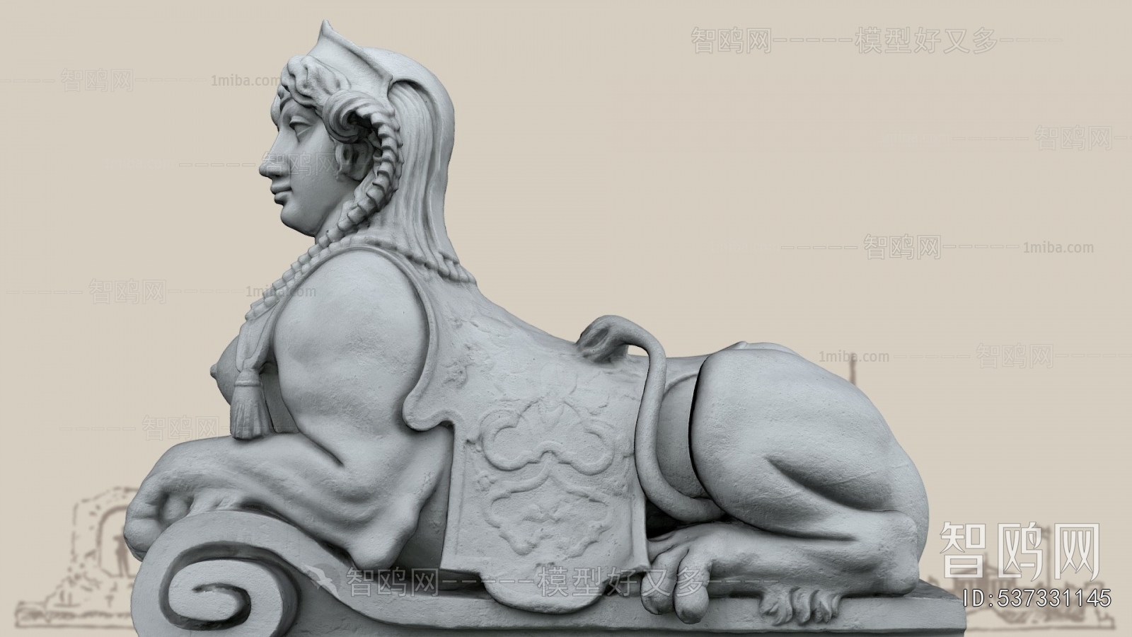European Style Sculpture Sketch