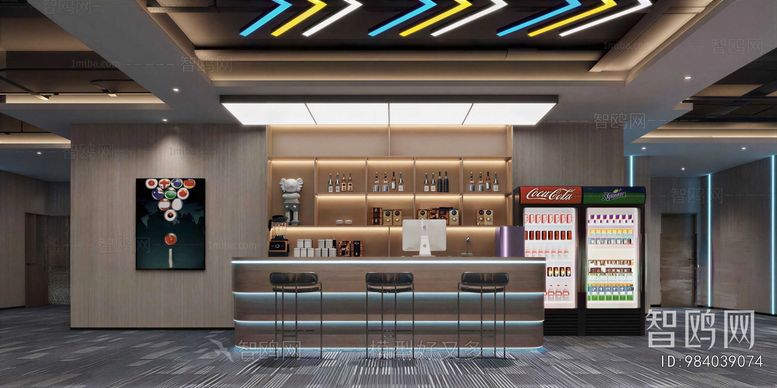 Modern Billiard Room