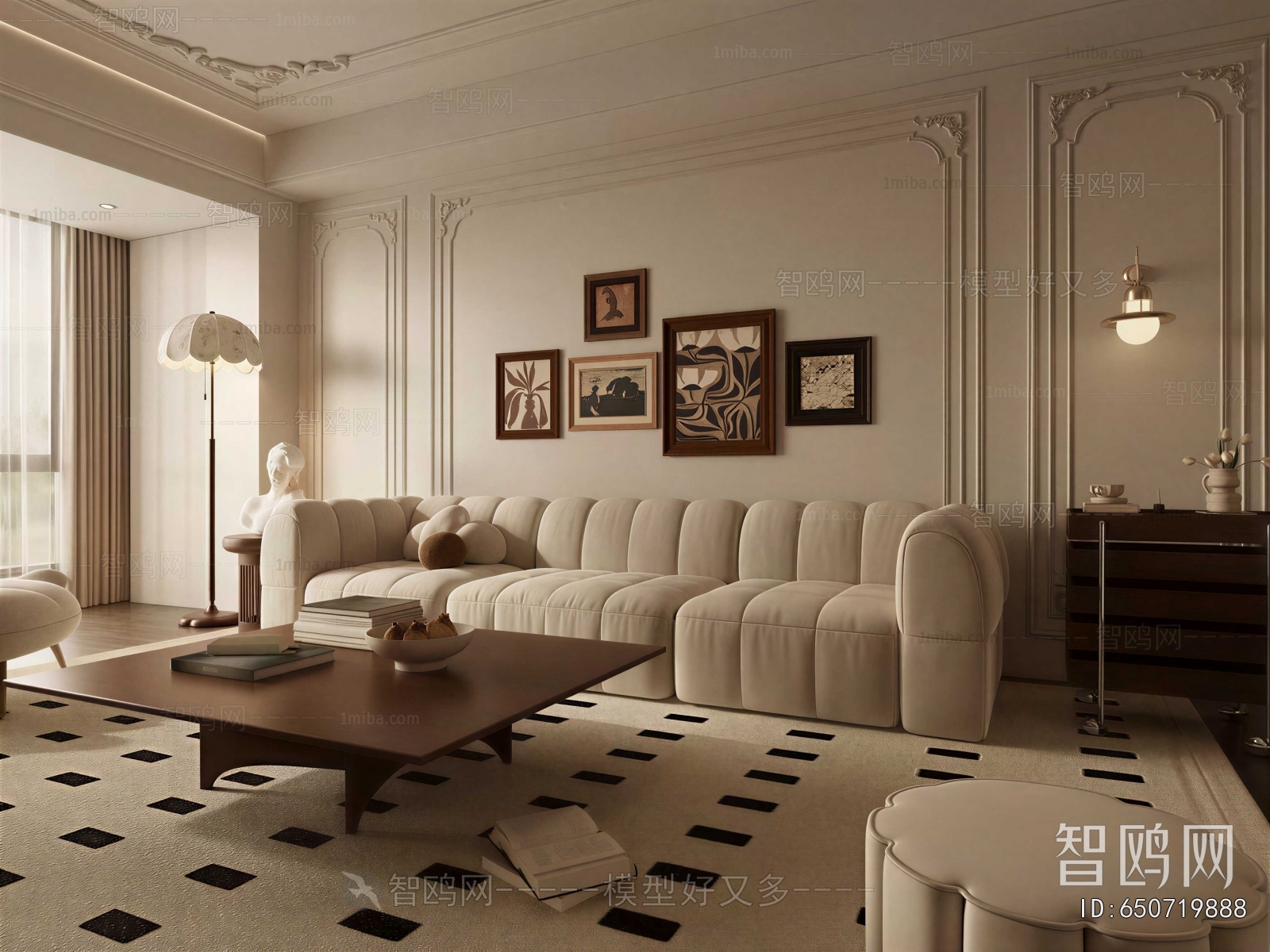 French Style A Living Room