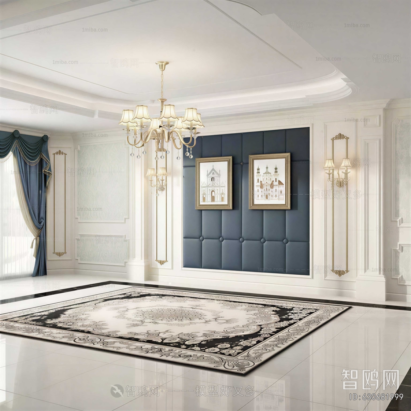 French Style TV Wall