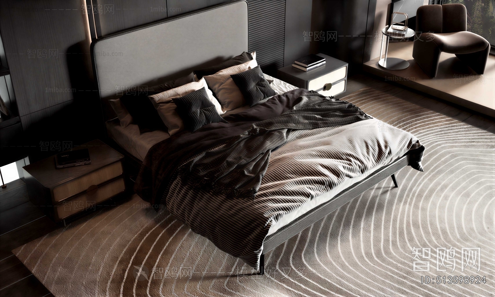 Modern Double Bed