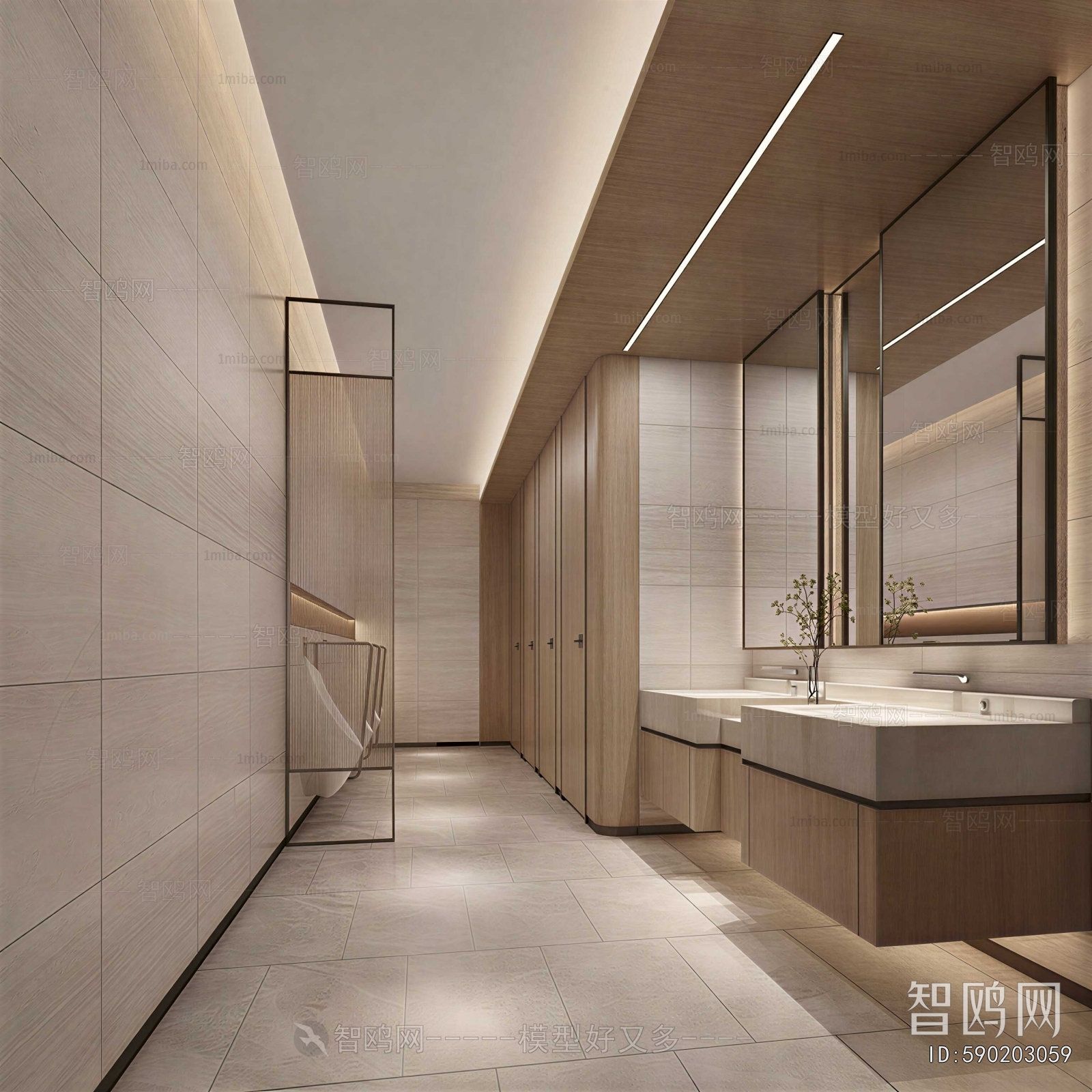 Modern Public Toilet