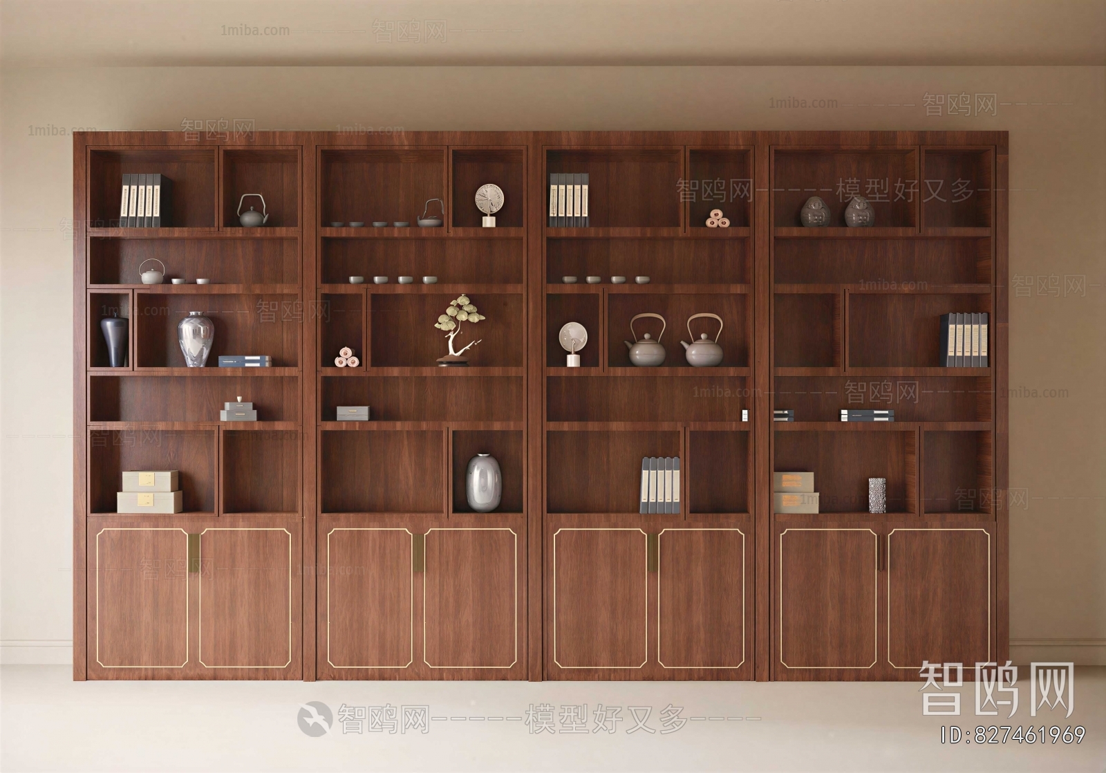 New Chinese Style Bookcase