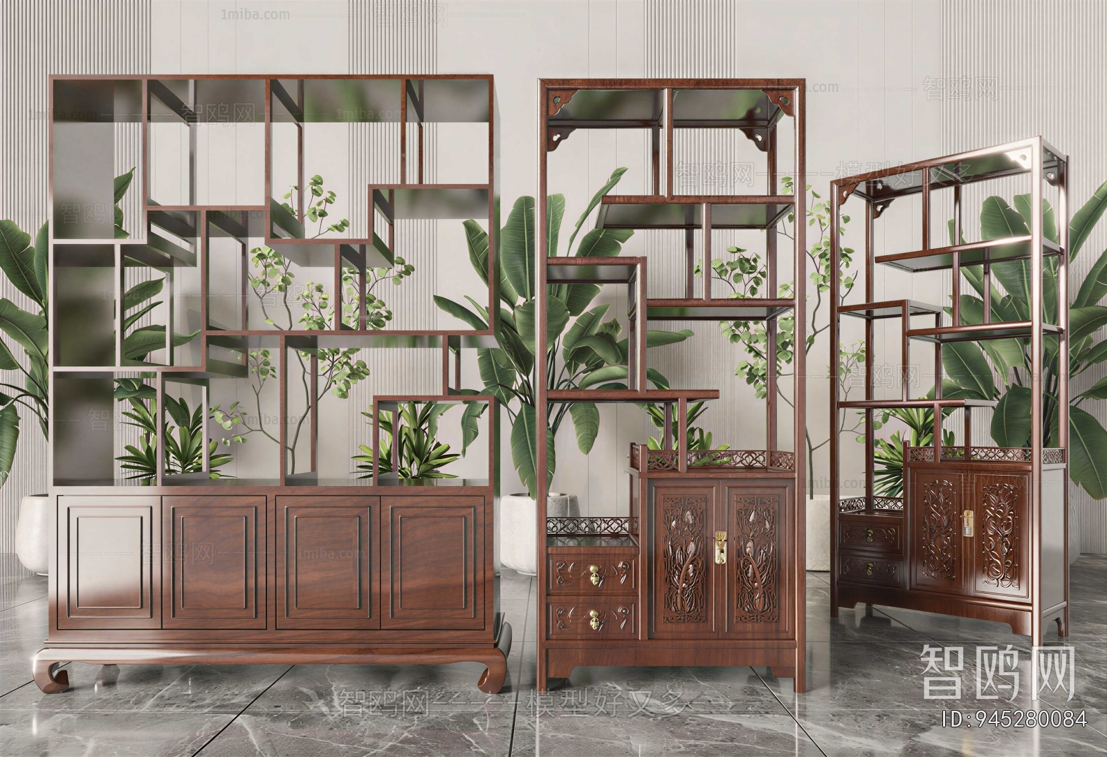 New Chinese Style Antique Rack