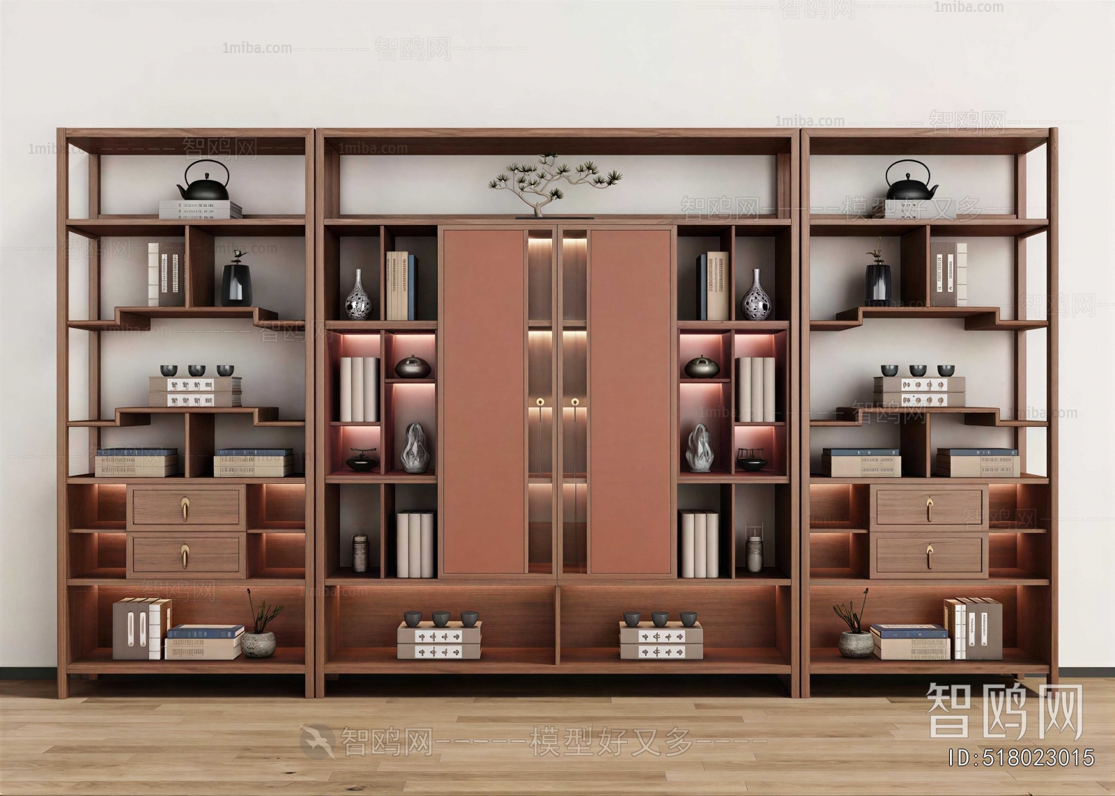New Chinese Style Bookcase