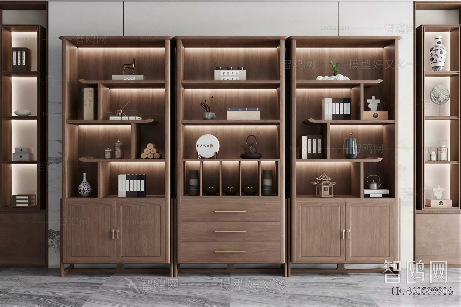 New Chinese Style Bookcase