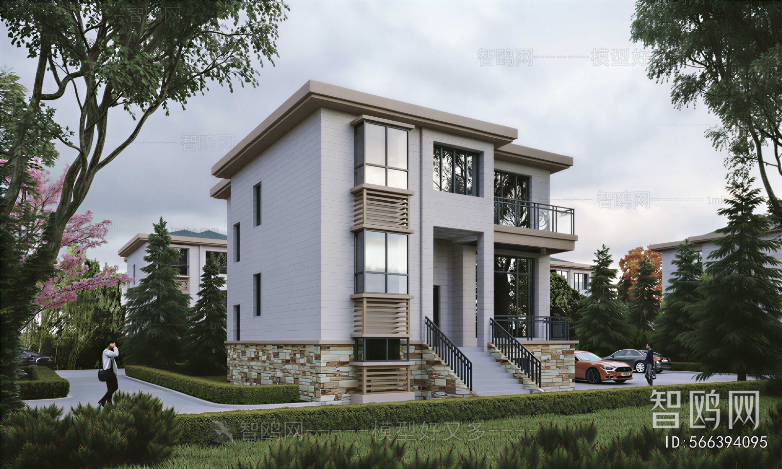 European Style Villa Appearance