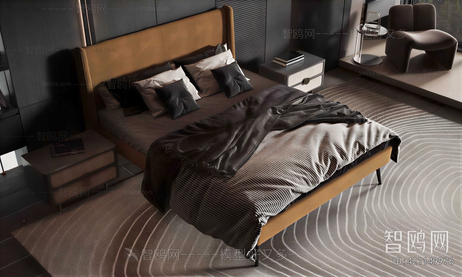 Modern Double Bed