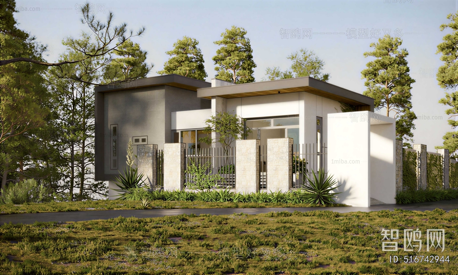 Simple European Style Residential Building