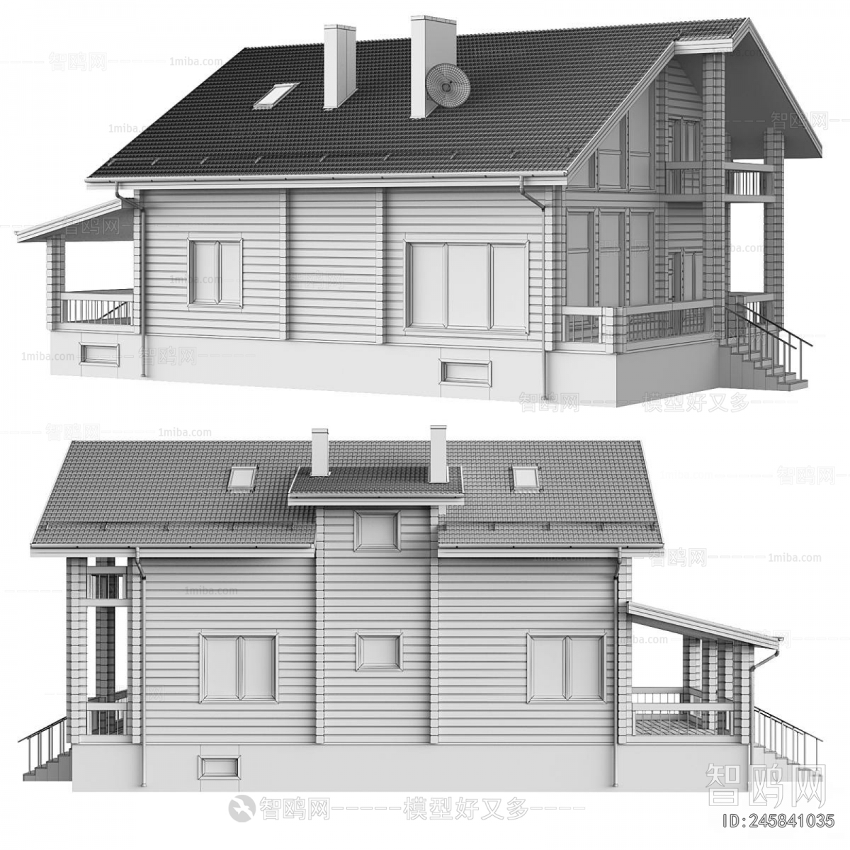 Simple European Style Detached Villa