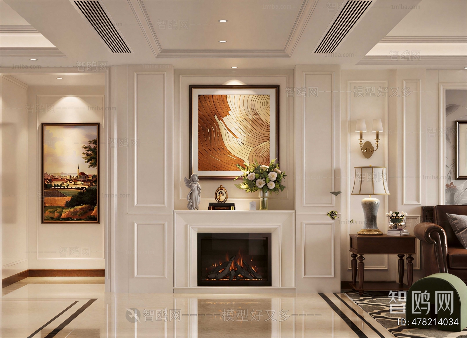American Style A Living Room
