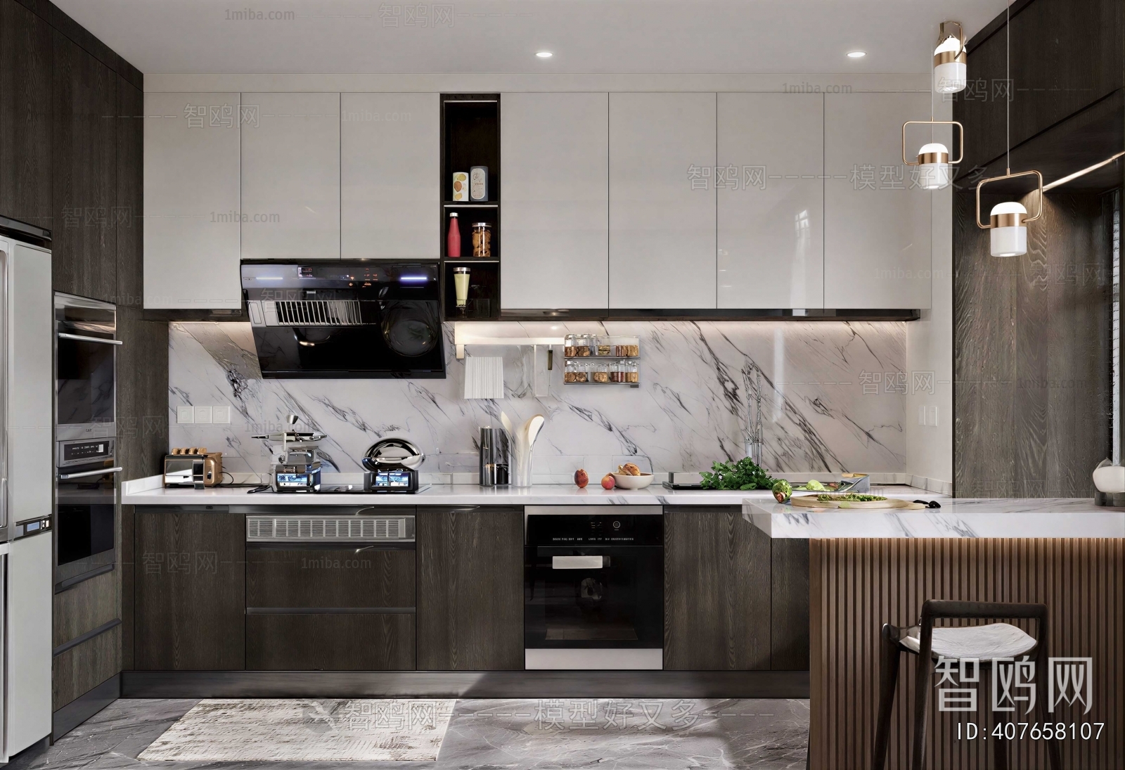 Modern The Kitchen