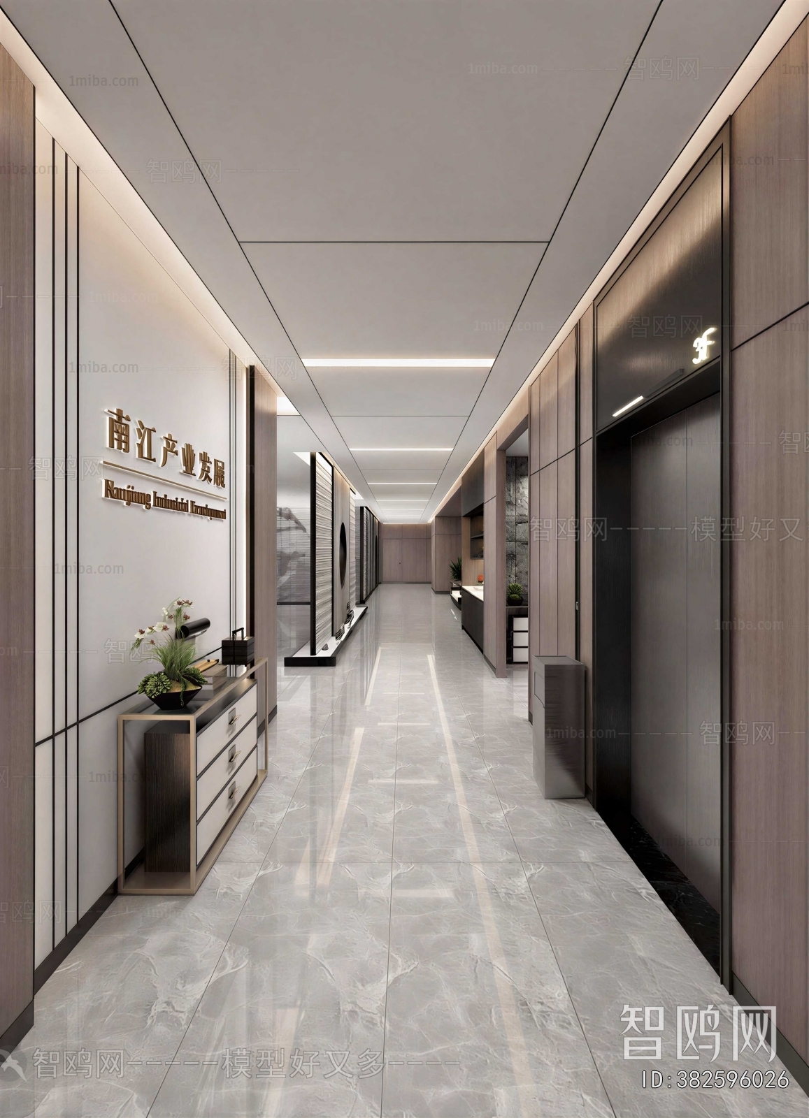 Modern Corridor/elevator Hall