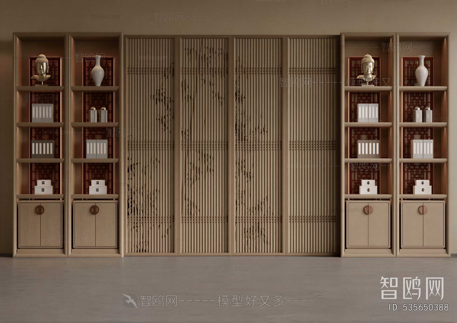 New Chinese Style Bookcase