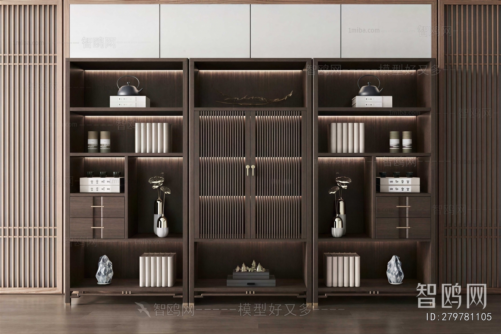 New Chinese Style Bookcase