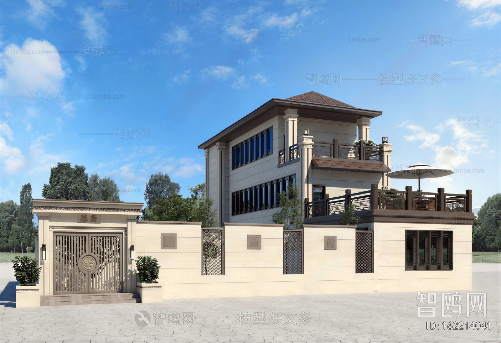 European Style Villa Appearance