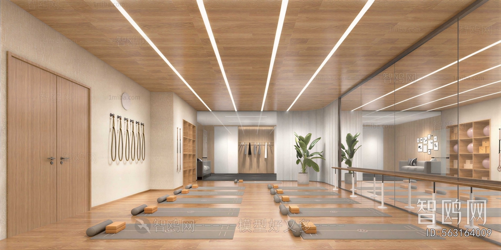 Modern Yoga Room