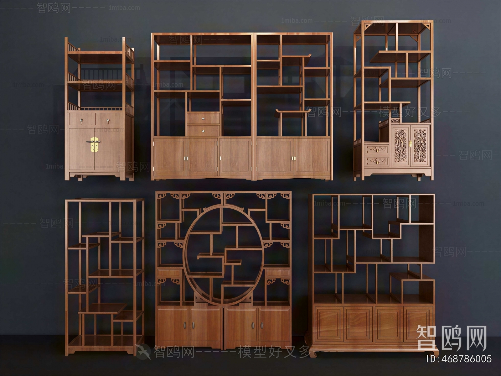 Chinese Style Antique Rack