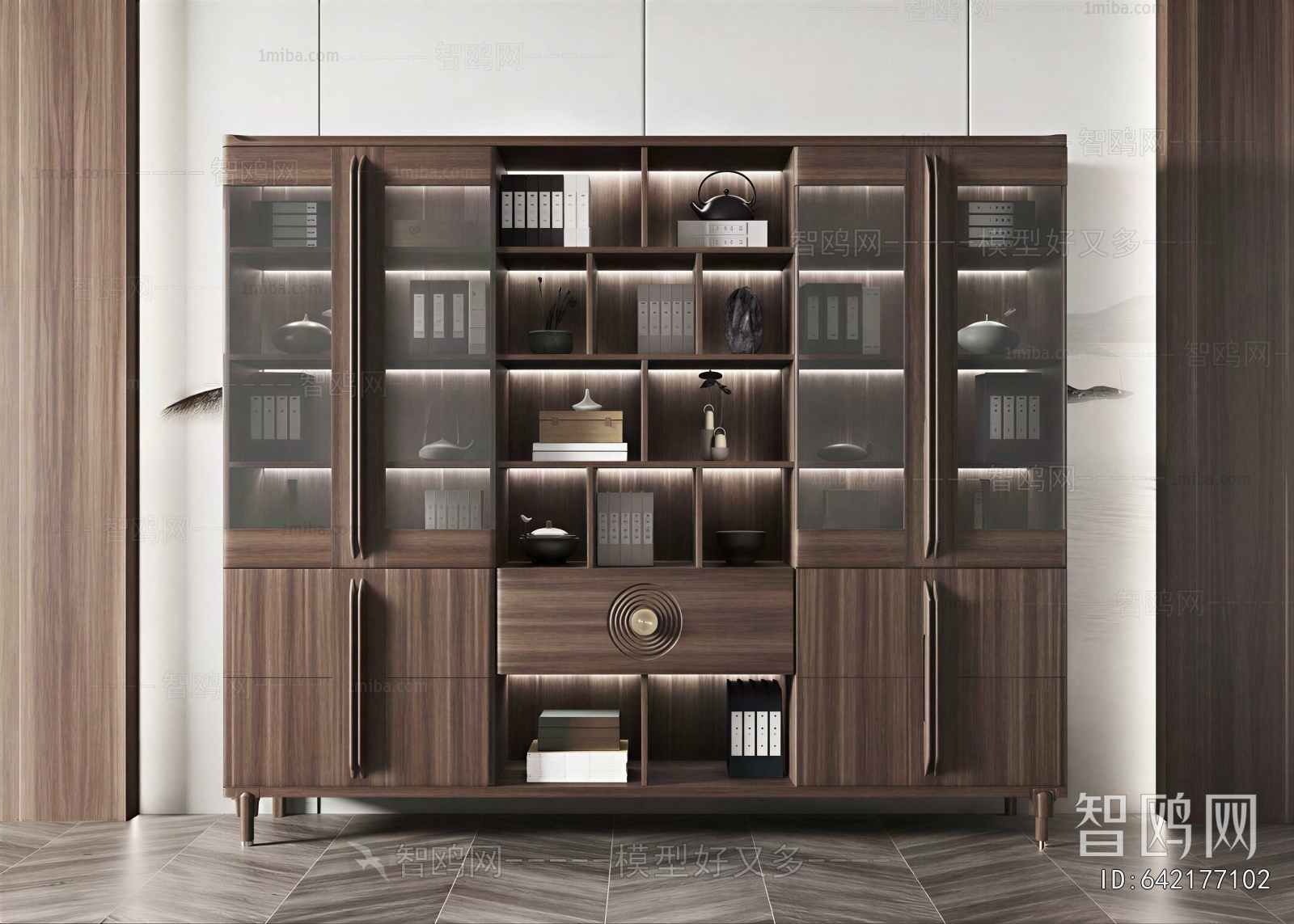 New Chinese Style Bookcase