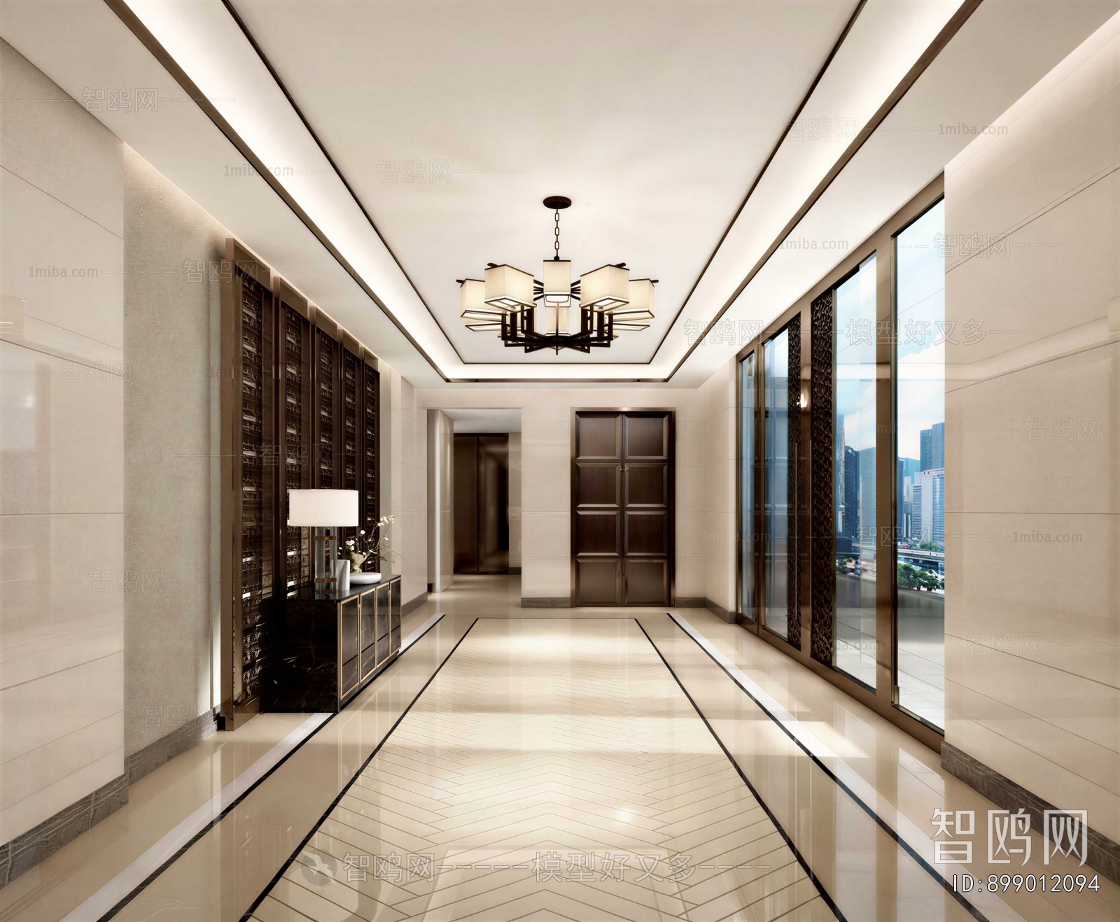 Modern Corridor Elevator Hall