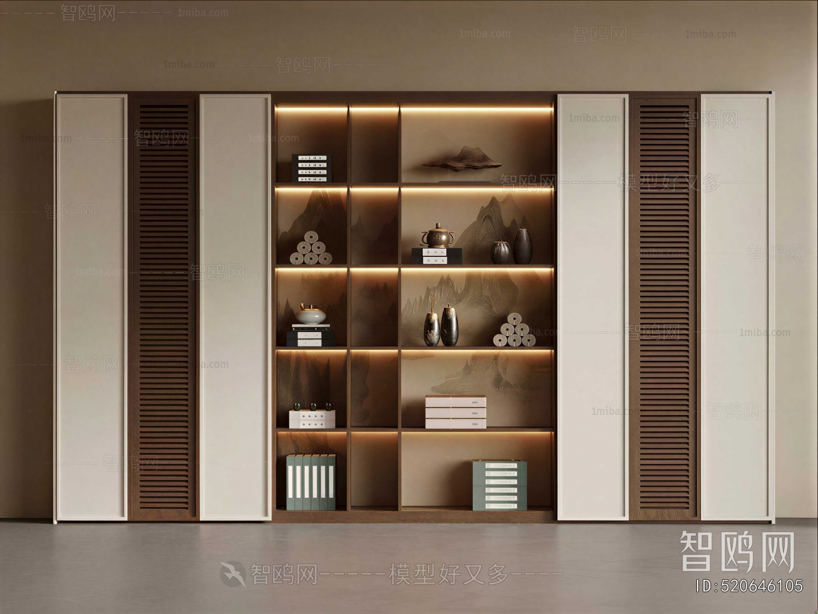New Chinese Style Bookcase