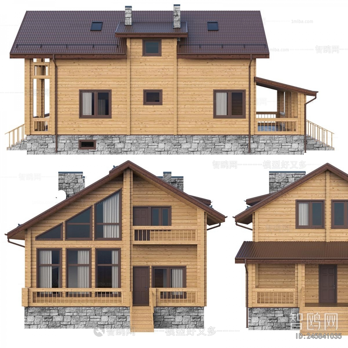 Simple European Style Detached Villa