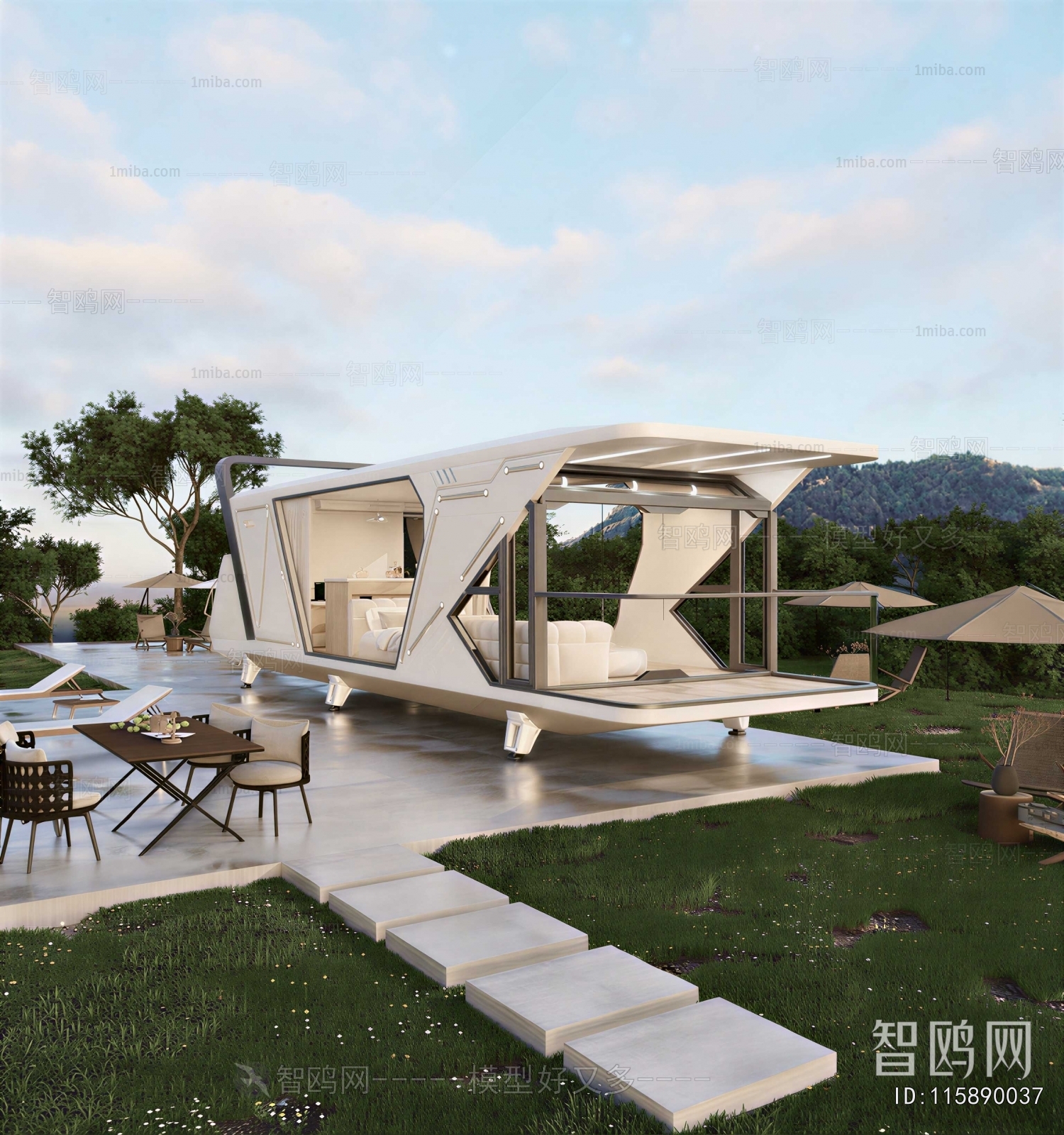 Modern Courtyard/landscape
