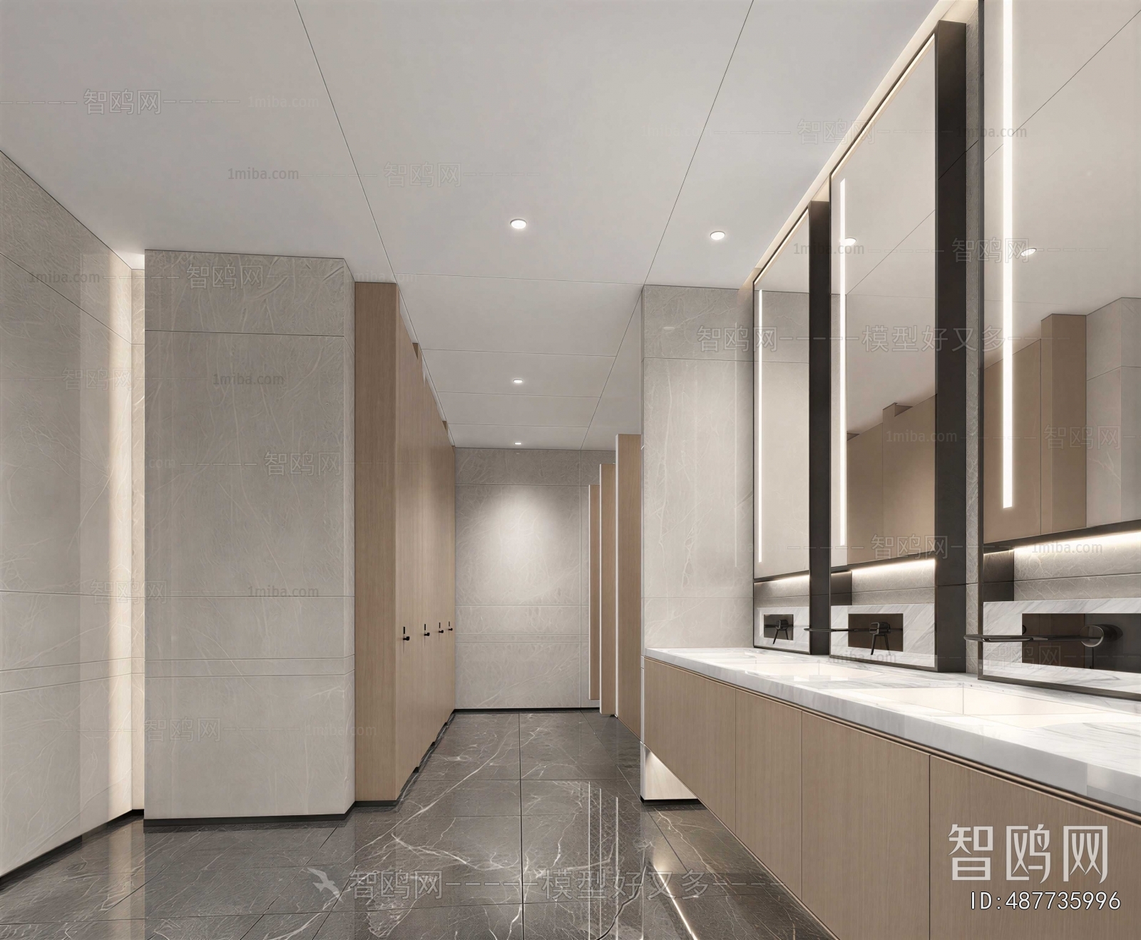 Modern Public Toilet