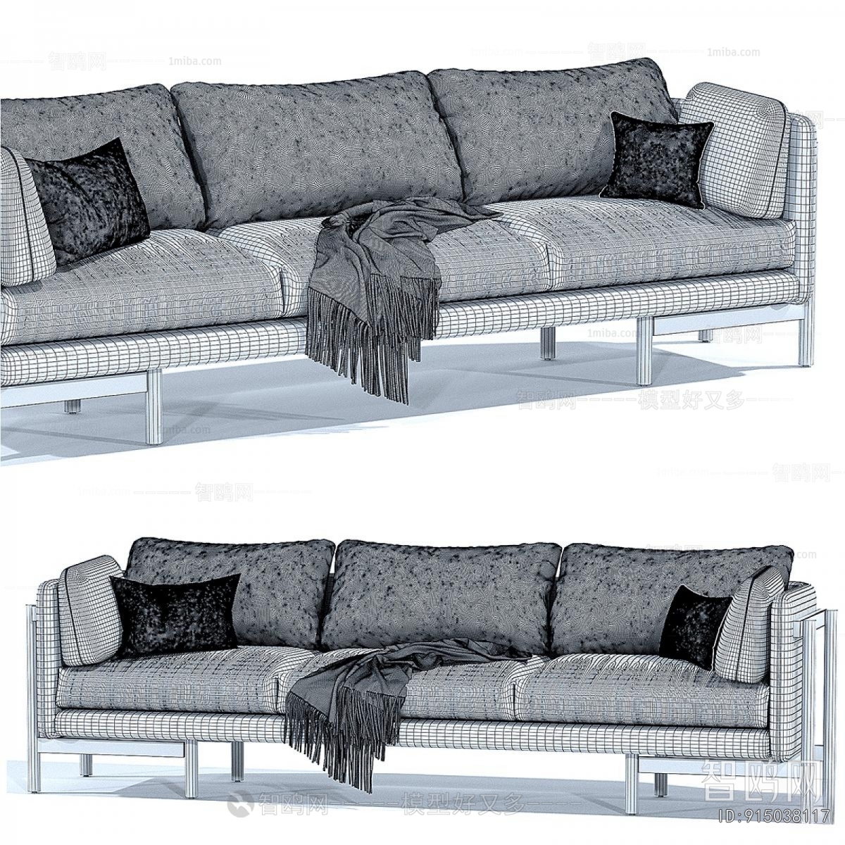 Modern Three-seat Sofa
