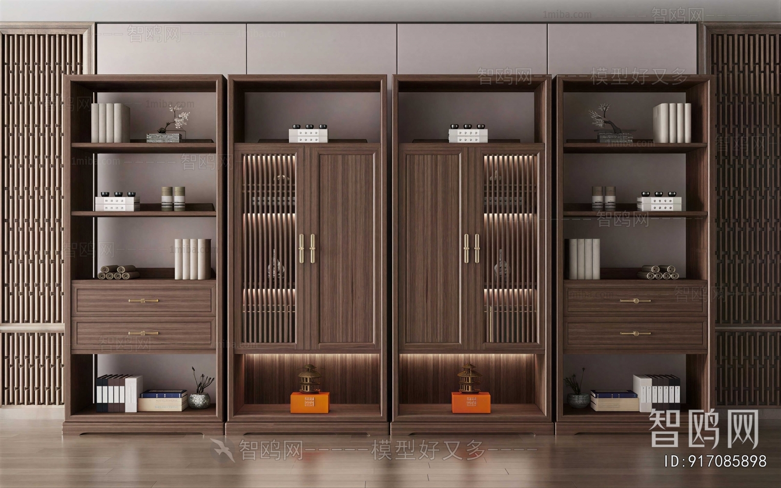 New Chinese Style Bookcase