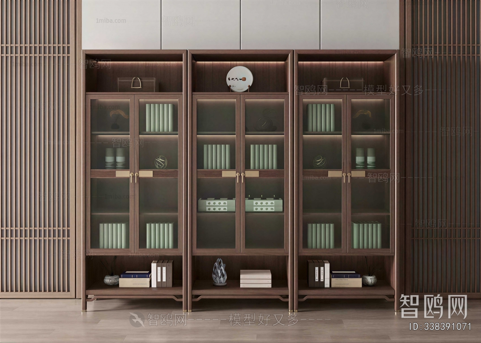 New Chinese Style Chinese Style Bookcase