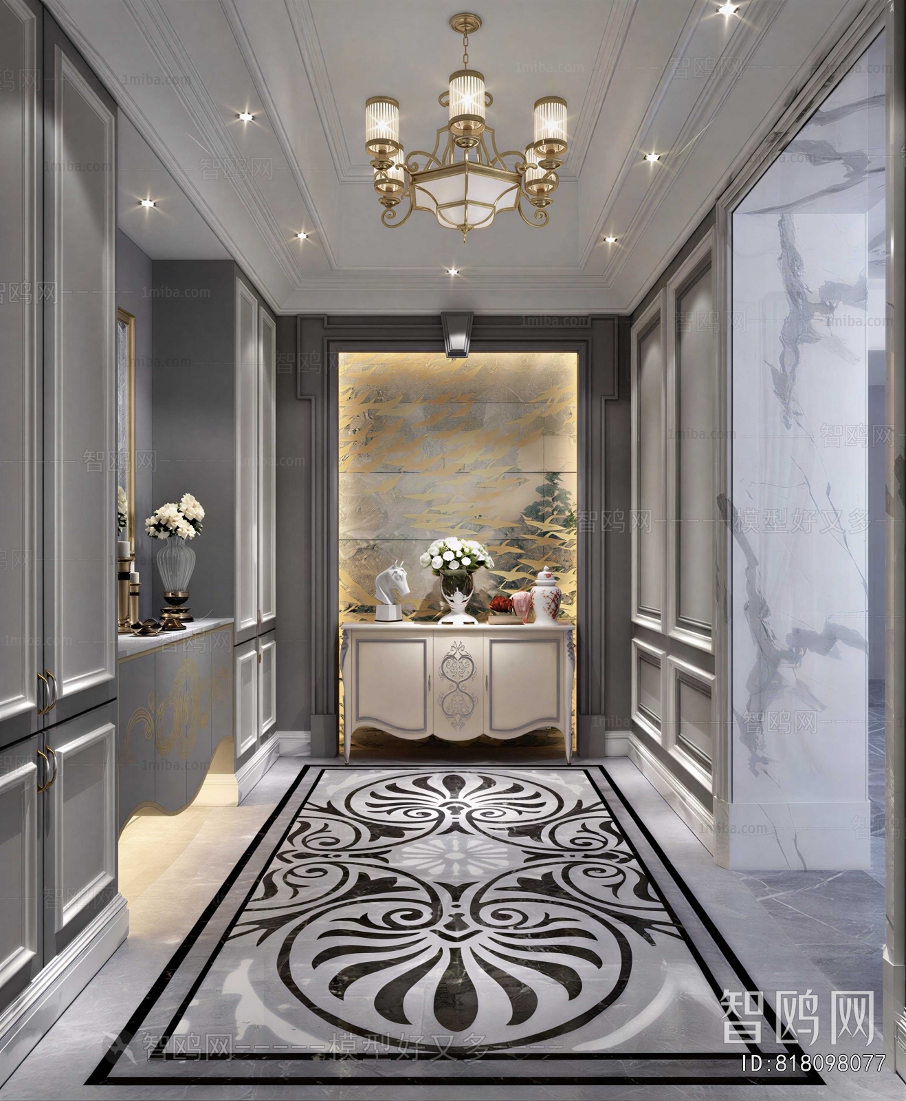 European Style Hallway