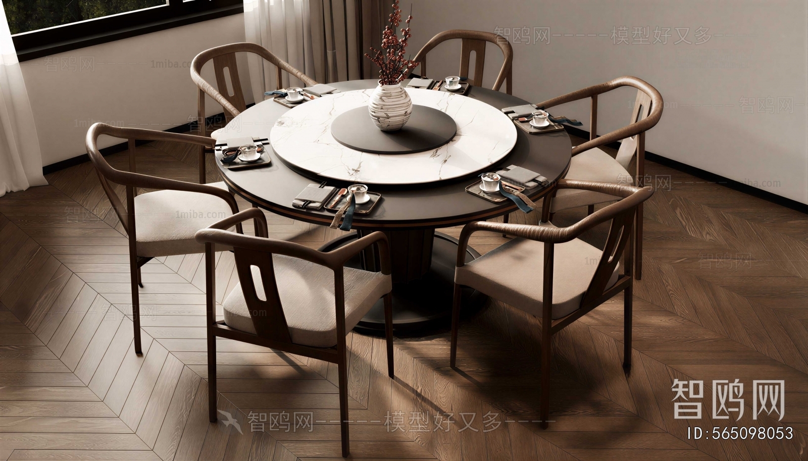 New Chinese Style Dining Table And Chairs
