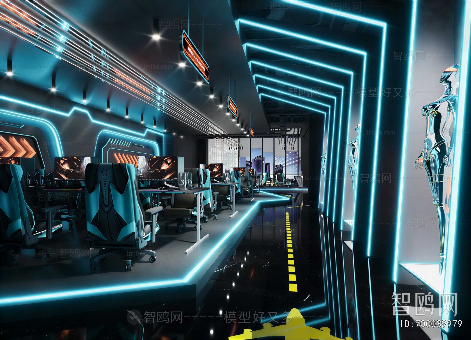 Modern Internet Cafe