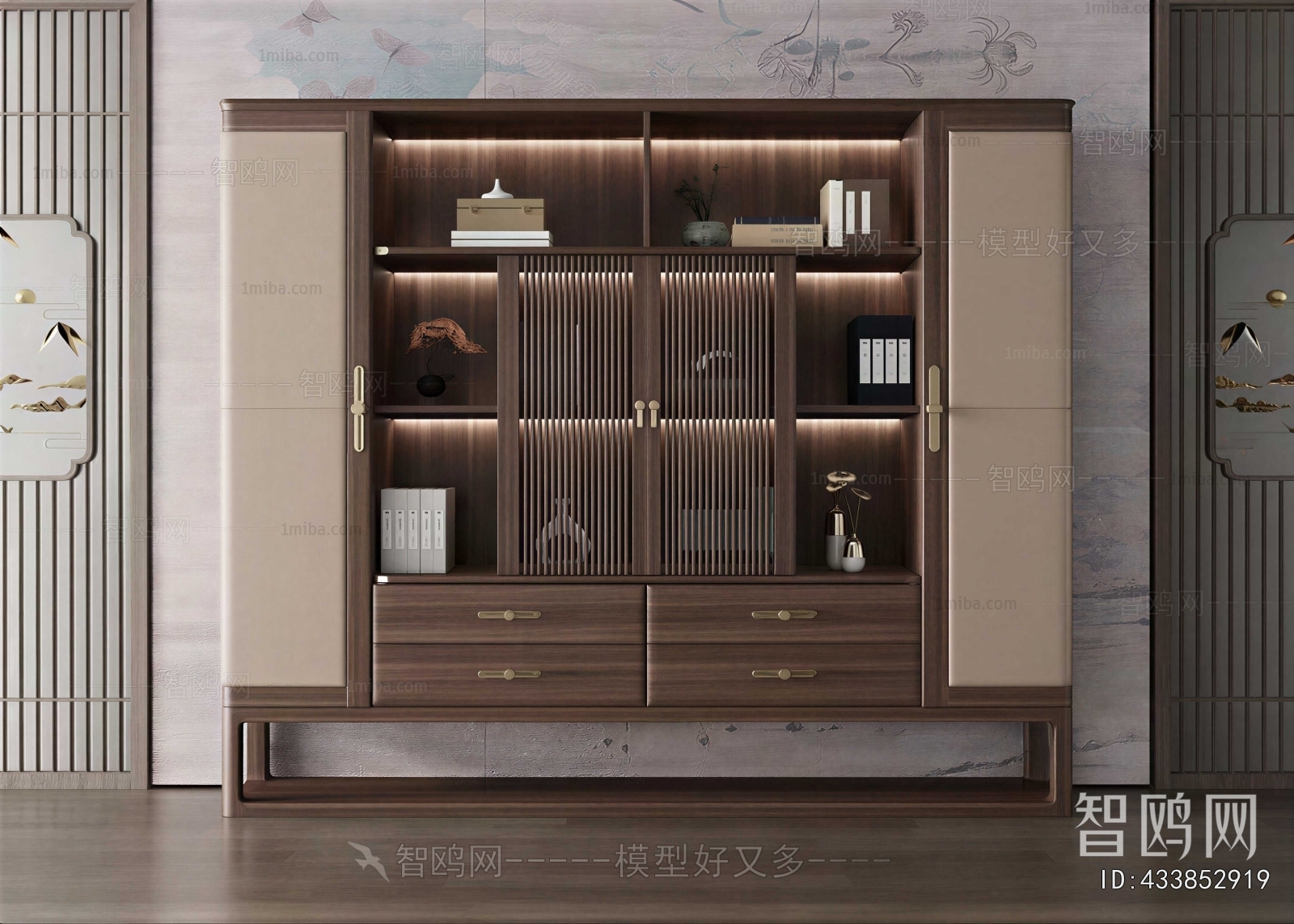 New Chinese Style Bookcase
