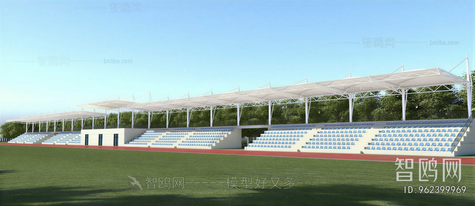 Modern Outdoor Sports Stadium