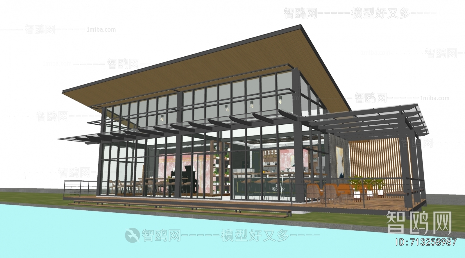 New Chinese Style Building Appearance