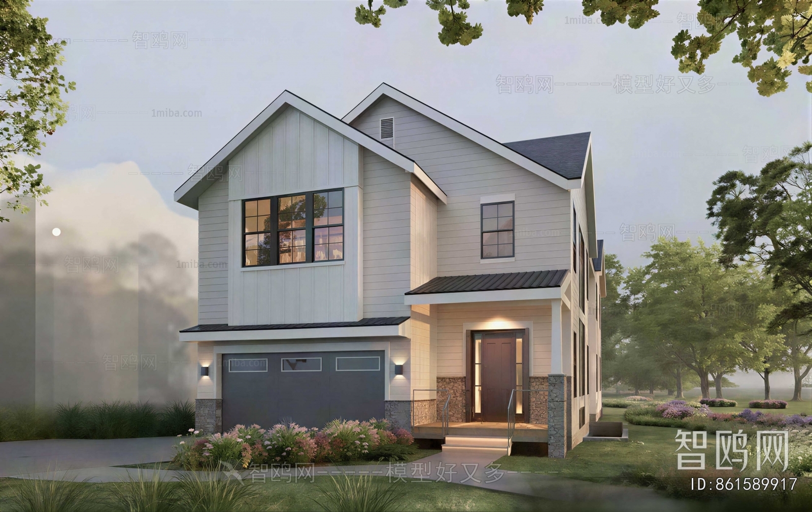 European Style Villa Appearance