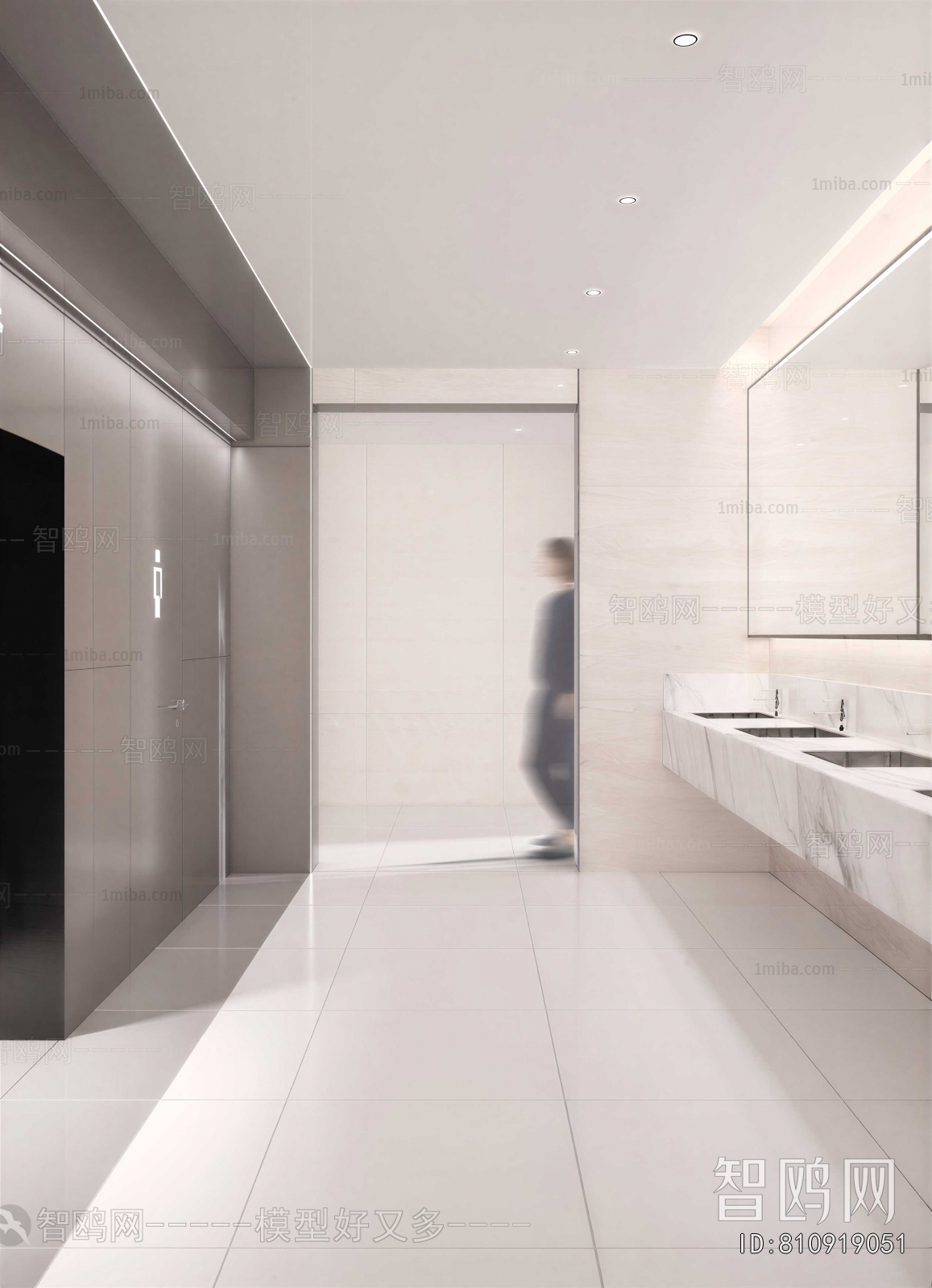 Modern Public Toilet
