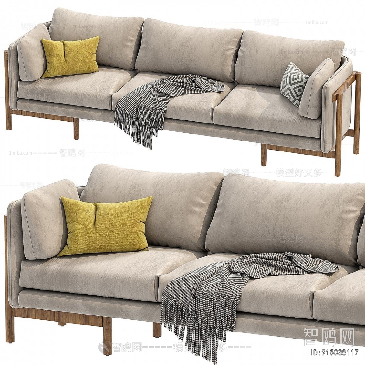 Modern Three-seat Sofa
